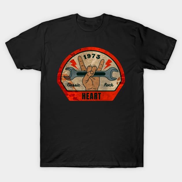 Heart // Wrench T-Shirt by OSCAR BANKS ART